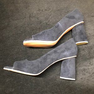Rachel Comey Navy Blue/Gray Suede Pumps-NEW Size 7